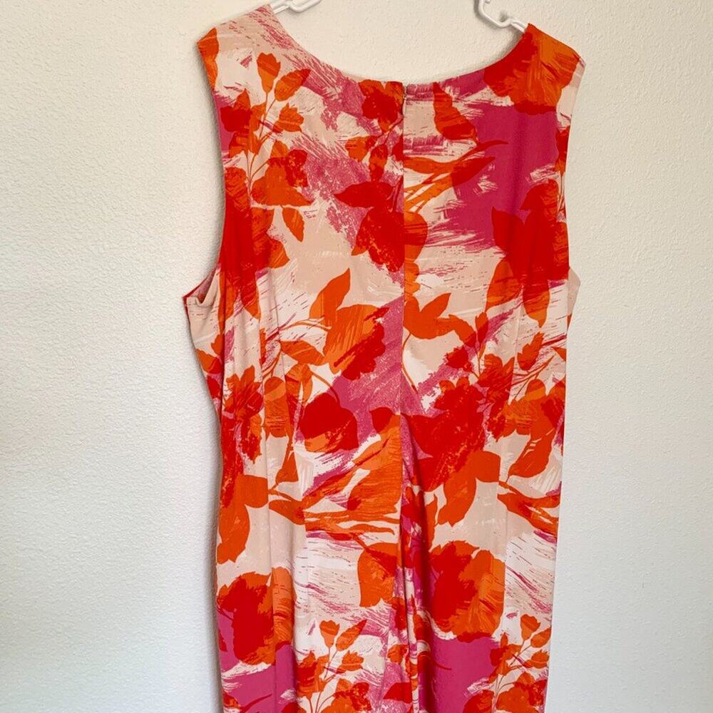 Taylor Tropical Floral Sleeveless Dress - Picture 7 of 13